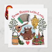 ロシアをテーマにしたカード シーズンカード (正面/裏面)