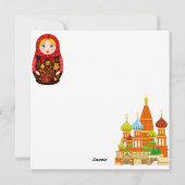 ロシアをテーマにしたカード シーズンカード (裏面)