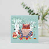 ロシアをテーマにしたノートカード シーズンカード (スタンド正面)