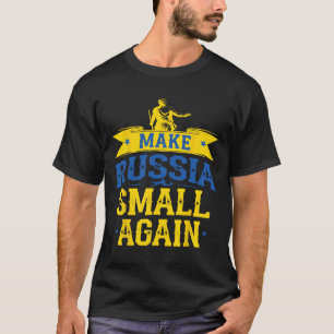 ロシアを再び小さくせよ – ウクライナ発の面白いデザイン Tシャツ