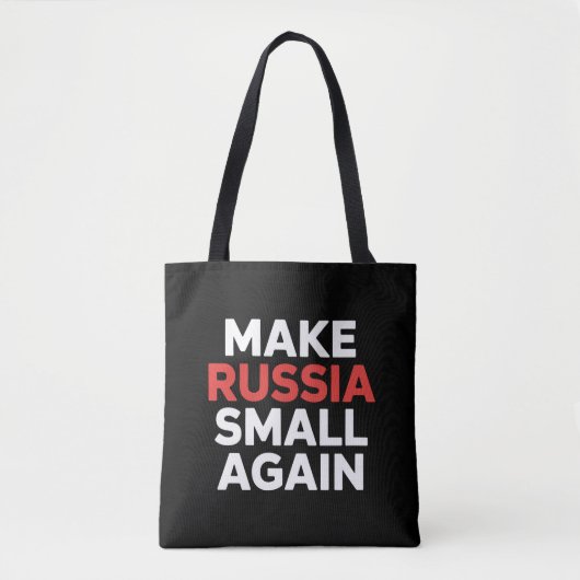 ロシアを再び小さく ロシアを小さく トートバッグ (正面)
