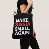ロシアを再び小さく ロシアを小さく トートバッグ (クローズアップ)