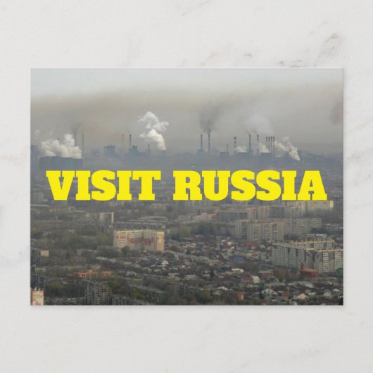ロシアを訪れる ポストカード (正面)