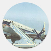 ロシアアエロフロートTU 114エアライナー ラウンドシール (正面)