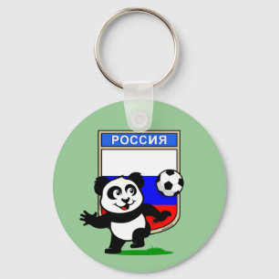 ロシアサッカーパンダ キーホルダー