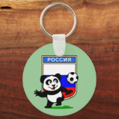 ロシアサッカーパンダ キーホルダー (正面)