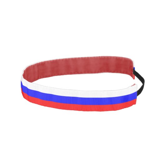 ロシアスリップまたは滑ること国旗を持つノーヘッドバンド アスレチックヘッドバンド (右)