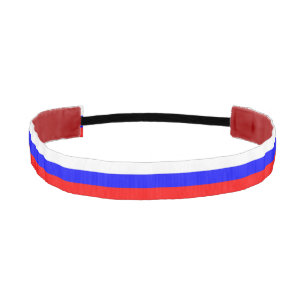 ロシアスリップまたは滑ること国旗を持つノーヘッドバンド アスレチックヘッドバンド