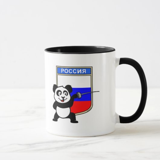 ロシアフェンシングパンダ マグカップ (右)