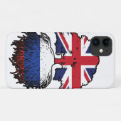 ロシアロシアのイギリス英統一された国イギリス Case-Mate iPhoneケース (裏面(横))