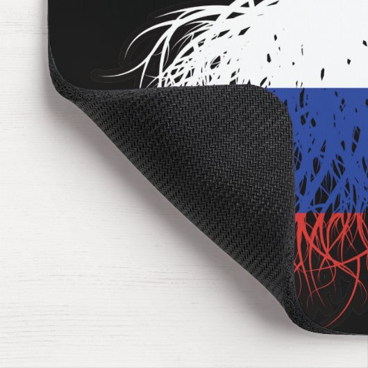 ロシアロシアのカナダツリールーツ国旗 マウスパッド (コーナー)