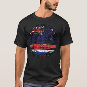 ロシアロシアのニュージーランドツリールート Tシャツ