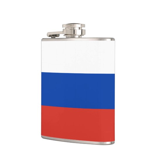 ロシアロシアの国旗と旅行ファッション/スポーツファン フラスク (左)
