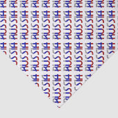 ロシアロシアの国旗色タイポグラフィエレガント 薄葉紙 (詳細)