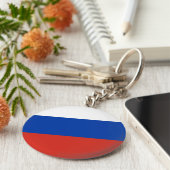 ロシアロシアの国旗 キーホルダー (側面)