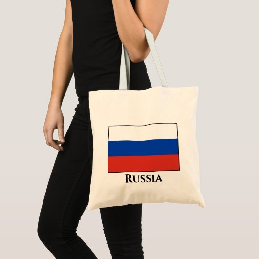 ロシアロシアの国旗 トートバッグ (正面(商品))