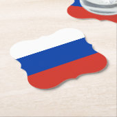 ロシアロシアの国旗 ペーパーコースター (アングル)