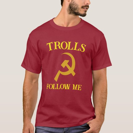 ロシアントロールシンボルTシャツ Tシャツ (正面)