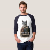ロシアンブルーとアリストテレスの猫 Tシャツ (正面フル)