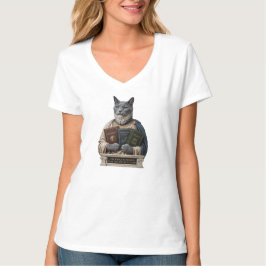 ロシアンブルーとアリストテレスの猫 Tシャツ