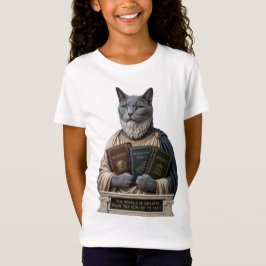 ロシアンブルーとアリストテレスの猫 Tシャツ