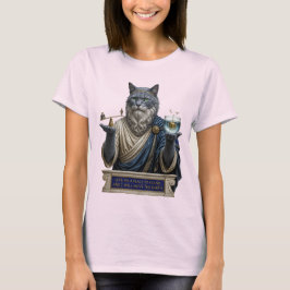 ロシアンブルーのアルキメデス猫 Tシャツ