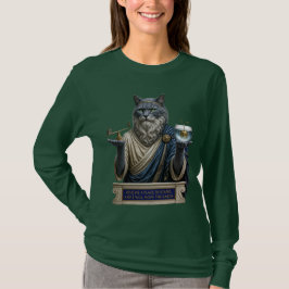 ロシアンブルーのアルキメデス猫 Tシャツ