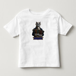 ロシアンブルーのイマニュエル・カント猫 トドラーTシャツ