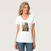 ロシアンブルーのカエサル猫 Tシャツ (正面フル)