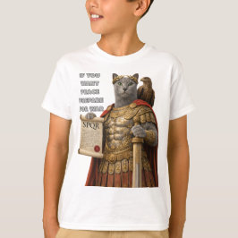 ロシアンブルーのカエサル猫 Tシャツ