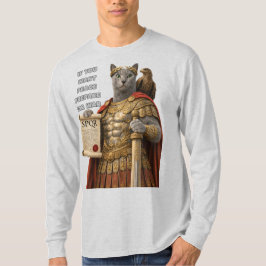 ロシアンブルーのカエサル猫 Tシャツ