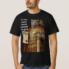 ロシアンブルーのカエサル猫 Tシャツ