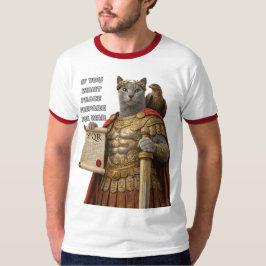 ロシアンブルーのカエサル猫 Tシャツ