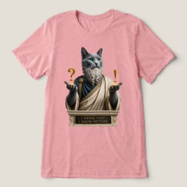 ロシアンブルーのソクラテス猫 トライブレンドＴシャツ