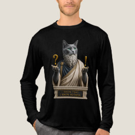 ロシアンブルーのソクラテス猫 トライブレンドＴシャツ