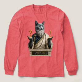 ロシアンブルーのソクラテス猫 トライブレンドＴシャツ