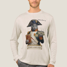 ロシアンブルーのナポレオン・ボナパルト猫 トライブレンドＴシャツ