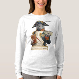 ロシアンブルーのナポレオン・ボナパルト猫 Tシャツ