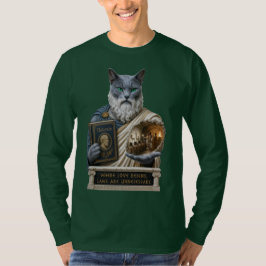 ロシアンブルーのプラトン猫 Tシャツ