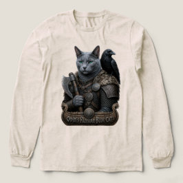 ロシアンブルーのベテランオーディンの猫 トライブレンドTシャツ