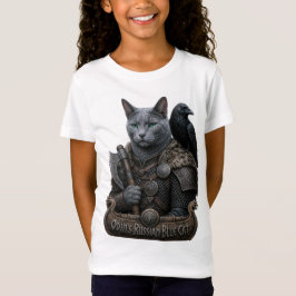 ロシアンブルーのベテランオーディンの猫 Tシャツ