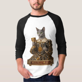 ロシアンブルーのルクレツィア・デ・メディチ猫 Tシャツ