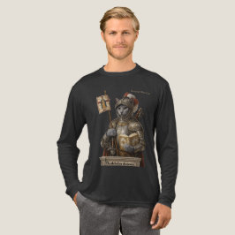 ロシアンブルーの征服者猫 - 名誉と伝統 トライブレンドTシャツ