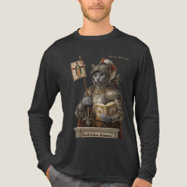 ロシアンブルーの征服者猫 - 名誉と伝統 トライブレンドＴシャツ