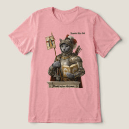 ロシアンブルーの征服者猫 - 名誉と伝統 トライブレンドＴシャツ