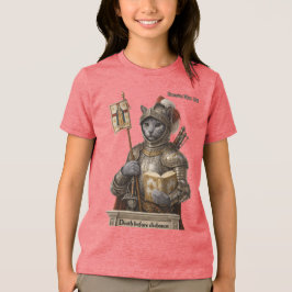 ロシアンブルーの征服者猫 - 名誉と伝統 トライブレンドＴシャツ