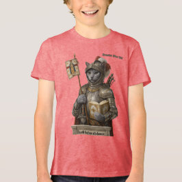 ロシアンブルーの征服者猫 - 名誉と伝統 トライブレンドTシャツ