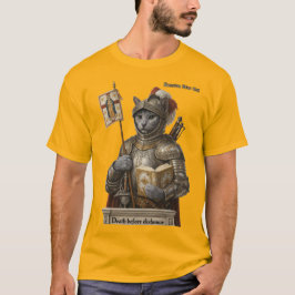 ロシアンブルーの征服者猫 - 名誉と伝統 Tシャツ