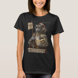 ロシアンブルーの征服者猫 - 名誉と伝統 Tシャツ