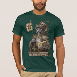 ロシアンブルーの征服者猫 - 名誉と伝統 Tシャツ